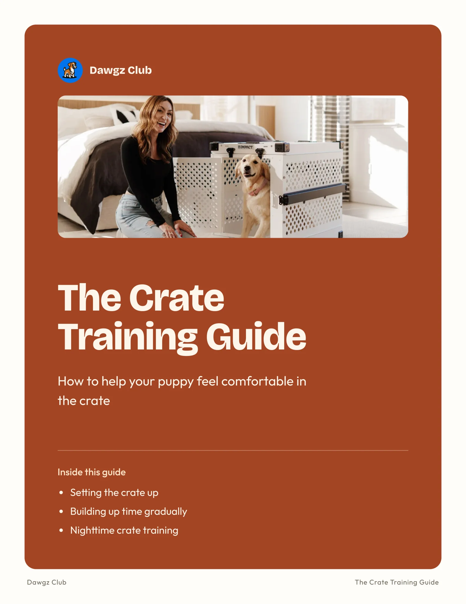 The Crate Training Guide cover