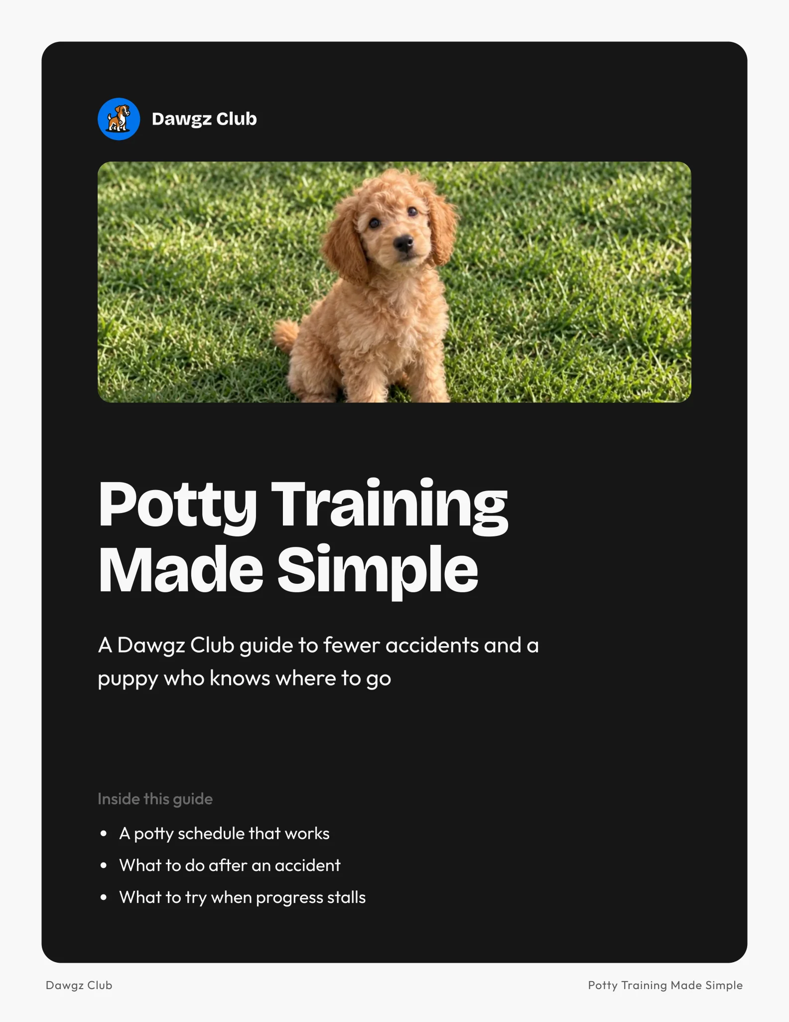 Potty Training Made Simple guide cover